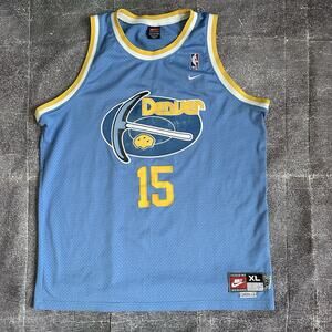 Men's Vintage Nike Rewind Denver Nuggets Carmelo Anthony Swingman Jersey Sz XL